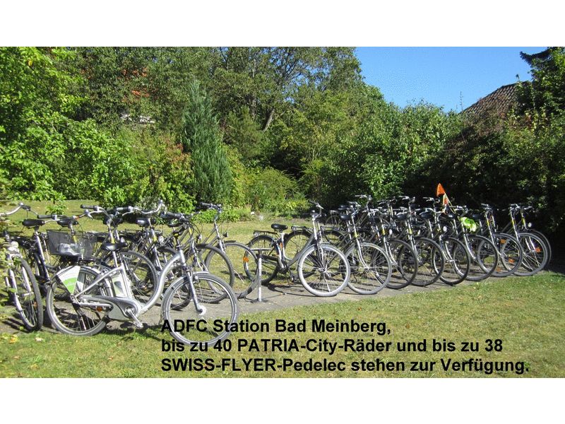 ADFC Mieträder für Gruppen bis 40 Personen ab der Station Bad Meinberg